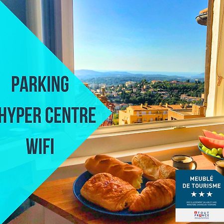 Parking Privé - Vue mer - WiFi - Centre Historique Grasse Exterior foto